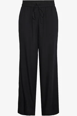 Pieces® Bukser pcPia HW Wide Pants Wvn
