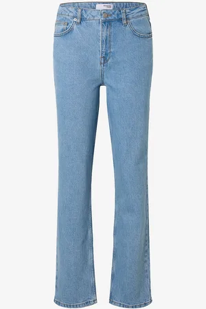 SELECTED Jeans slfAlice MW Straight Lig Blue Jeans
