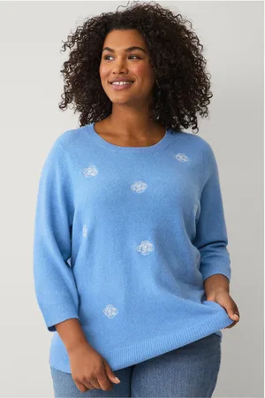 Zizzi Pullover mSunny 3/4 Pullover