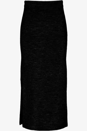 Pieces® Skjørt pcMikela MW Ankle Slit Knit Skirt M