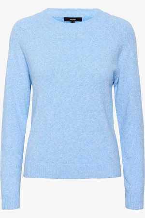 VERO MODA Genser vmcDoffy LS O-neck Blouse GA Curve