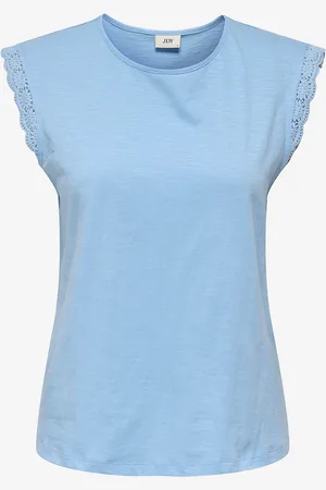 JDY Topp Salva Life S/L Crochet Top Jrs