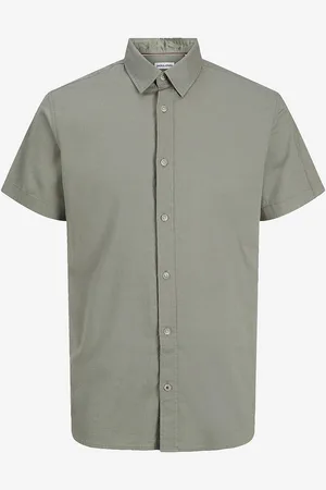 JACK & JONES Skjorte jjPierre Slub Shirt SS