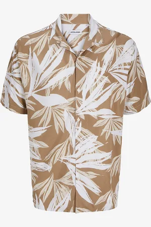 JACK & JONES Skjorte jjeJeff Tropical Aop Resort Shirt