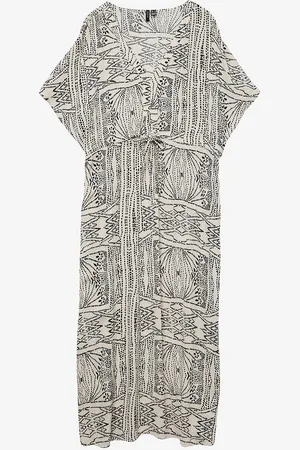 VERO MODA Kjole vmMenny SS 7/8 Kaftan Wvn