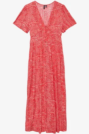 VERO MODA Kjole Vmmenny SS 7/8 Detail Dress Wvn GA