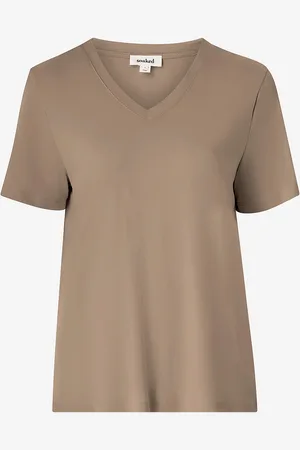 Soaked in Luxury Topp slColumbine Loose Fit V-Neck SS