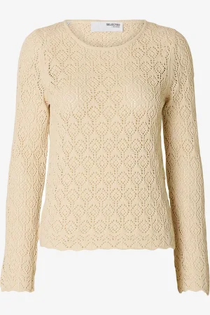 SELECTED Genser slfNiva LS Knit O-neck