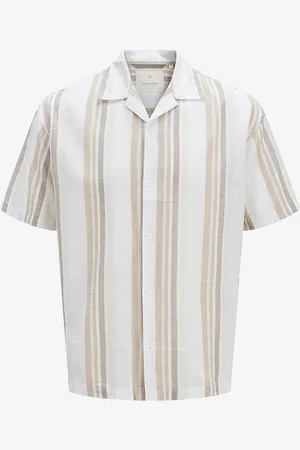 JACK & JONES Skjorte jprccSummer Stripe Resort S/S Shirt