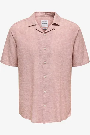 Only & Sons Skjorte onsCaiden SS Solid Resort Linen Shirt