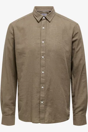 Only & Sons Skjorte onsCaiden LS Solid Linen Shirt