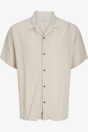 JACK & JONES Skjorte jjeJeff Solid Resort Shirt S/S SN