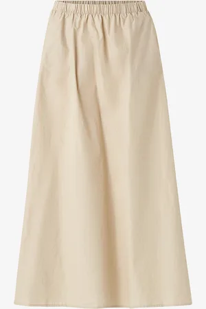 Calvin Klein Skjørt Poplin Pull On Midi Skirt