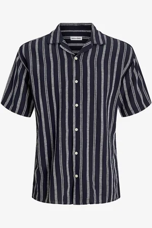 JACK & JONES Skjorte jjeEnzo Stripe Resort Shirt SS