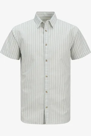 JACK & JONES Skjorte jjJoshua Oxford Stripe Shirt S/S