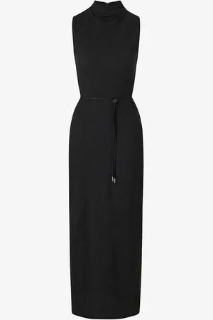 Calvin Klein Maxikjole Crinkle Jersey Ankle Dress