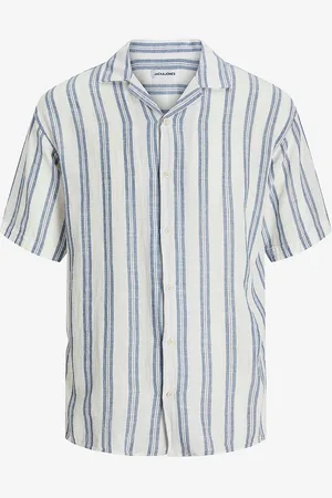 JACK & JONES Skjorte jjeEnzo Stripe Resort Shirt SS