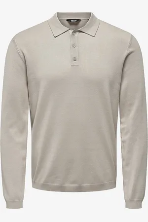 Only & Sons Genser onsWyler Life LS Polo Knit