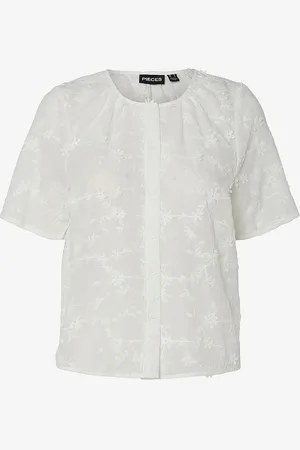Pieces® Bluse pcTolax SS Top Wvn