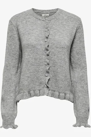 JDY Kardigan Letty L/S O-neck Frill