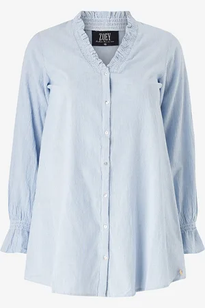 ZOEY Lang skjorte Juno Shirt