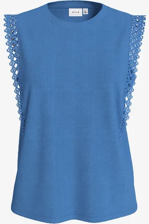 VILA Topp viOtessa O-neck Cap Sleeve Top