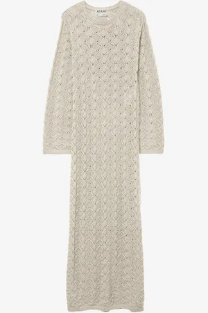 VERO MODA Maxikjole vmPaola LS O-neck Ankle Knit Dress