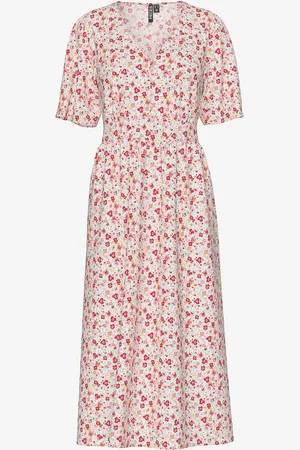 Pieces® Kjole pcTala SS Midi Dress Noos BC