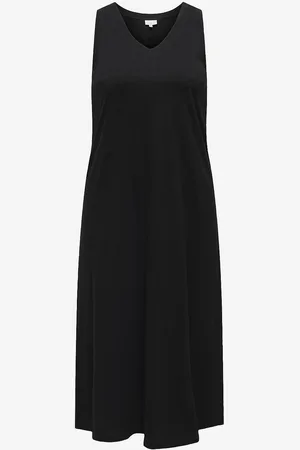 ONLY Kjole carMay Life S/L Calf V-neck Dress