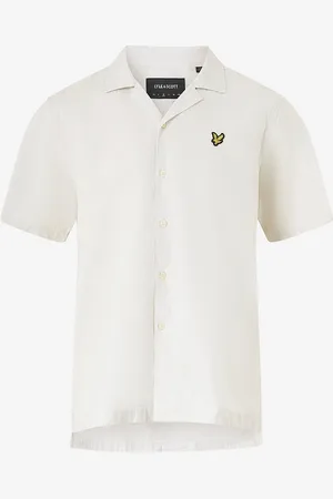 Lyle & Scott Skjorte Linen Blend Oxford Revere Shirt
