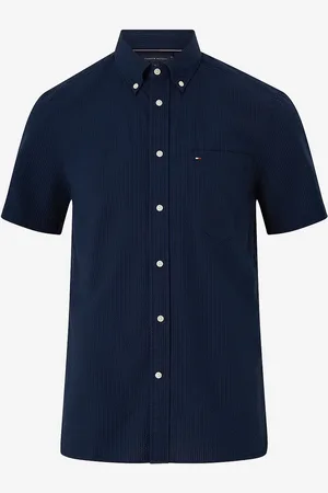 Tommy Hilfiger Skjorte Seersucker Solid SS RF Shirt