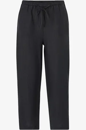 MANGO Linbukser Trousers Linen