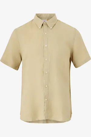 Timberland Linskjorte Mbrk Linen Short Sleeve Shirt
