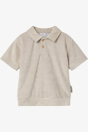 NAME IT Skjorte nmmFrede Nreg Terry SS Polo Box i frotté