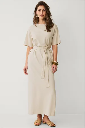 SELECTED Maxikjole slfEssential SS Pocket Ankle Dress