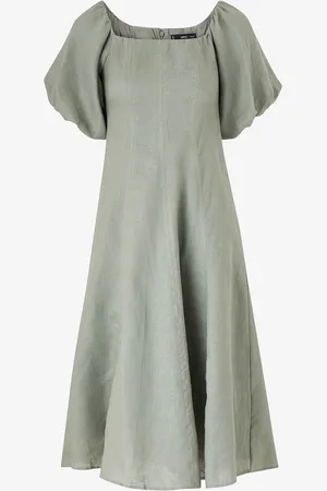 MANGO Kjole i lin Dress Menorca