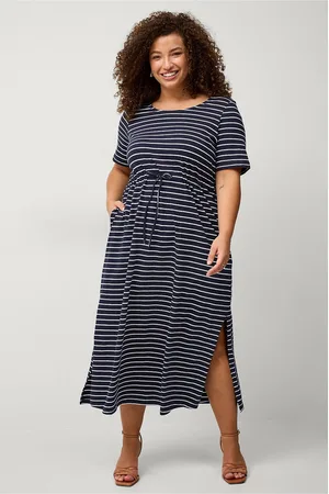 Zizzi Maxikjole vDorit S/S 7/8 Dress