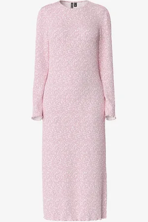Pieces® Kjole pcFlora LS Midi Dress Noos BC