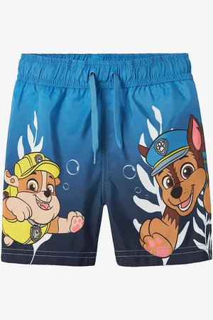 NAME IT Badebukse nmmMabbe Paw Long Swimshorts