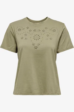 JDY Topp Cif S/S Broderie Anglaise Top