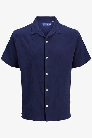 JACK & JONES Skjorte jorLuke Crinkle Shirt SS Jnr