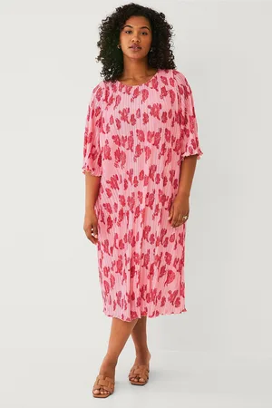 Zizzi Kjole mAlise 3/4 Midi Dress