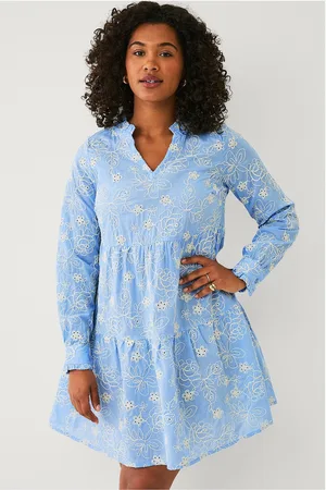 Zizzi Kjole mOfelia L/S Abk Dress