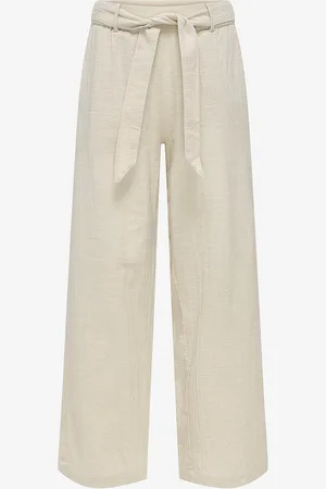 ONLY Bukser kogTizana Cotton Loose Pants Wvn