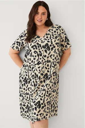 Zizzi Kjole vBella S/S Blk Dress