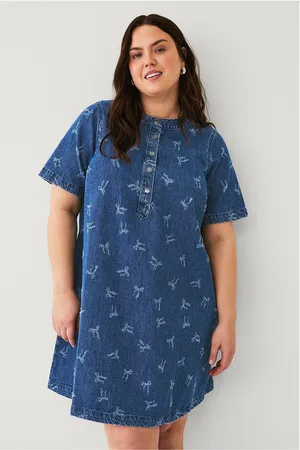 Zizzi Denimkjole jTami S/Abk Dress