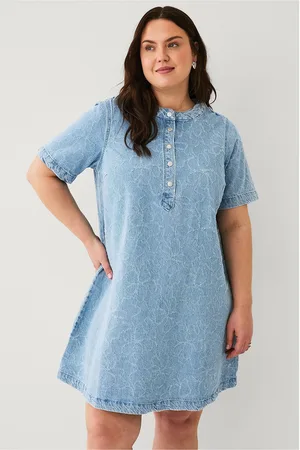 Zizzi Denimkjole jTami S/Abk Dress