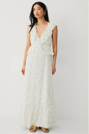 VILA Maxikjole viMone S/L Maxi Flounce Dress