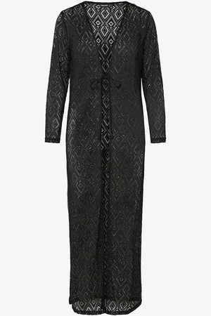 Pieces® Strandkjole pcVita 7/8 Lace Ankle Kimono