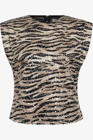 Co`Couture Topp TigerCC Sequin Top